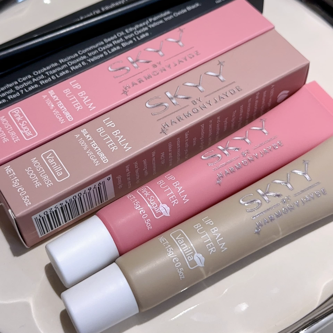 Pink sugar lip balm butter