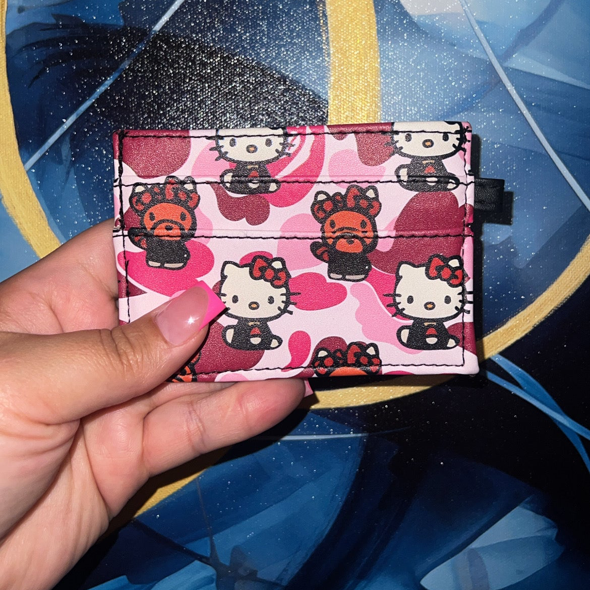 Kitty x bape pink